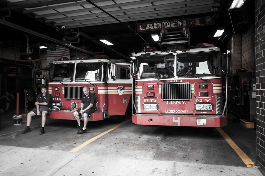 New York Photograph - New York Fire Department by Paul  Schnurr