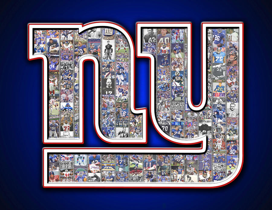 NFL New York Giants Digital Art by Sports Basics - Pixels