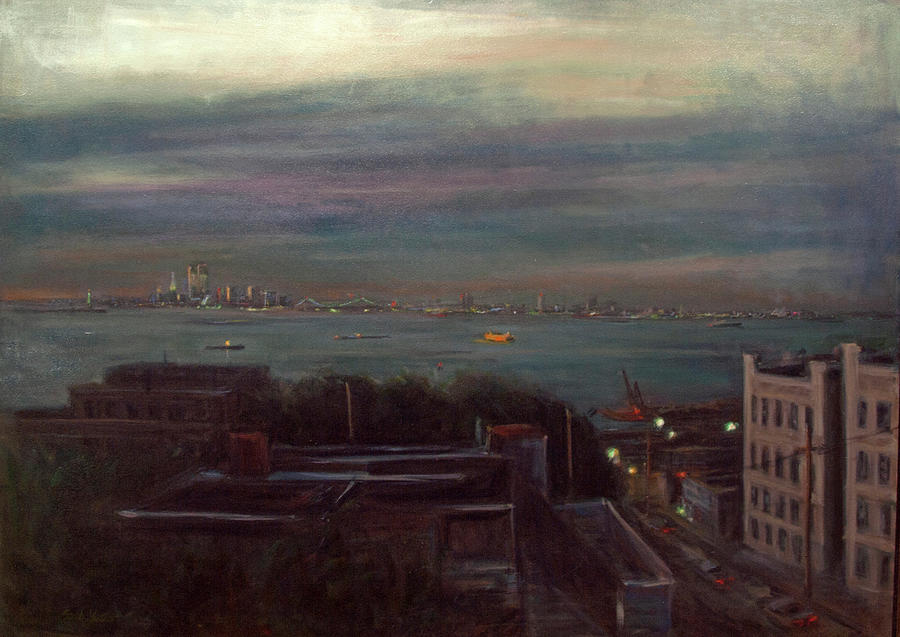 New York Harbor Painting