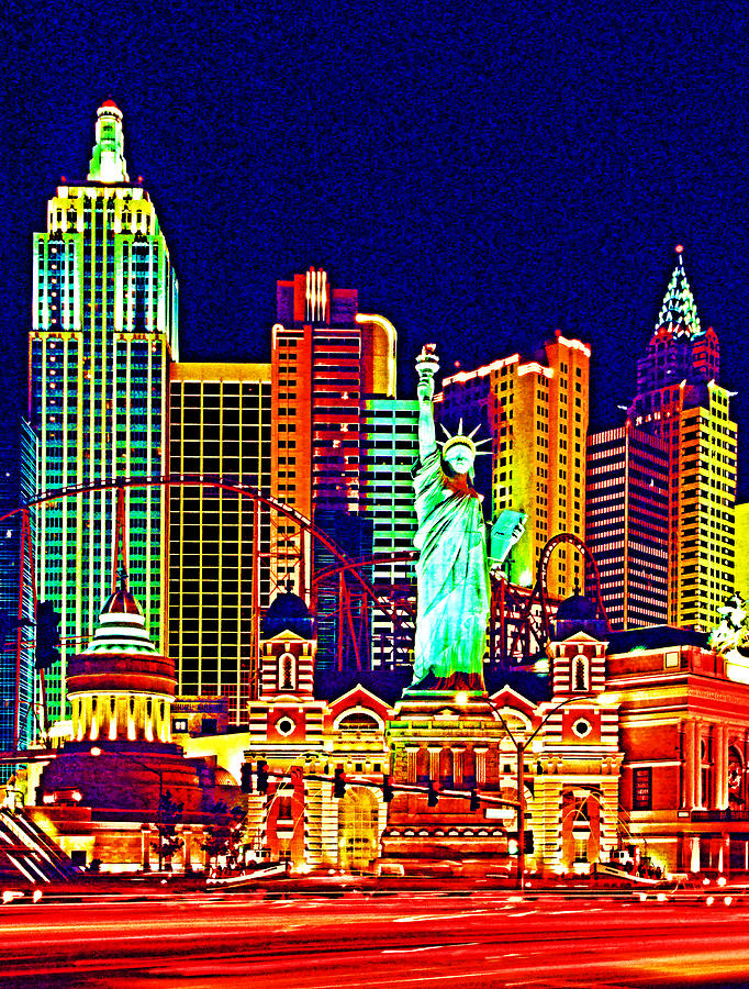 New York in Vegas Photograph by Dennis Cox