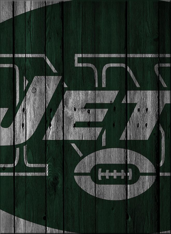 New York Jets Wood Fence Photograph by Joe Hamilton - Fine Art America