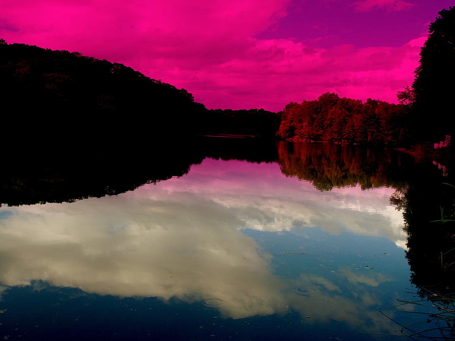 New York lakeside Photograph by Funkpix Photo Hunter
