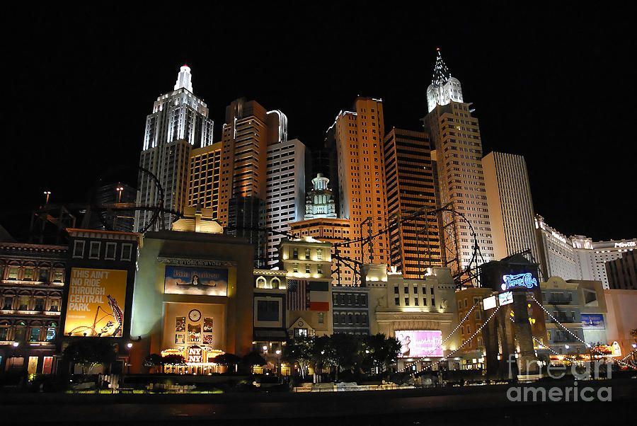New York Las Vegas Photograph by David Lee Thompson