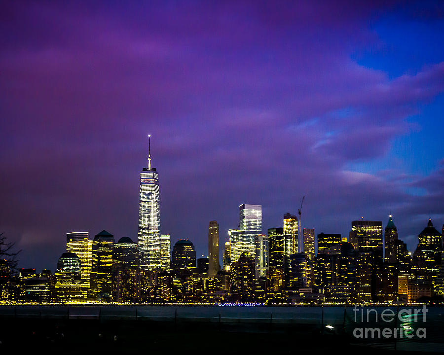New York Lights Photograph by Perry Webster