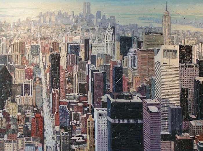 New York Painting by Luis A Luna - Fine Art America