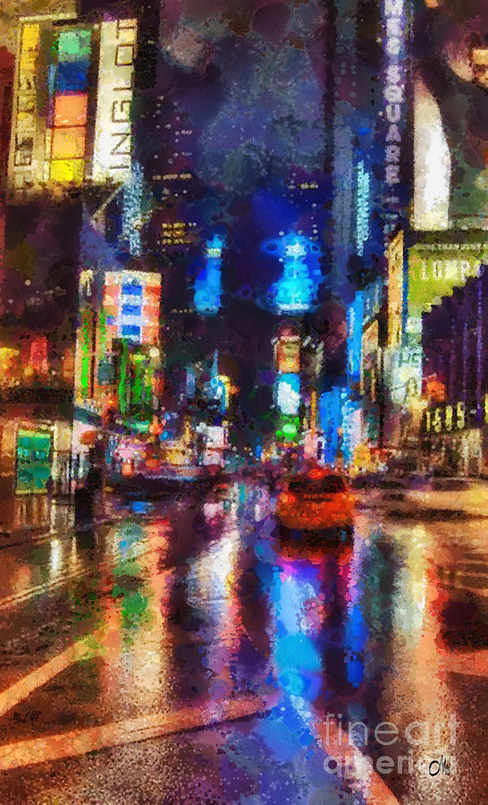 New York Painting by Mo T