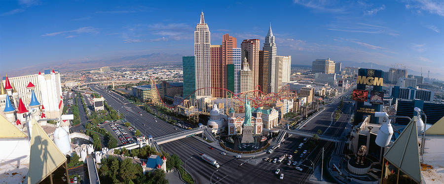 Architecture Photograph - New York New York Casino, Las Vegas by Panoramic Images