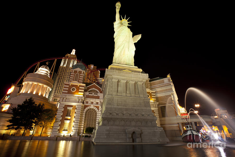 New York New York - Las Vegas Photograph by Anthony Totah