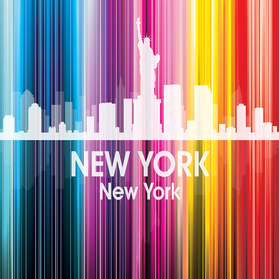 New York NY 2 Squared Digital Art by Angelina Tamez