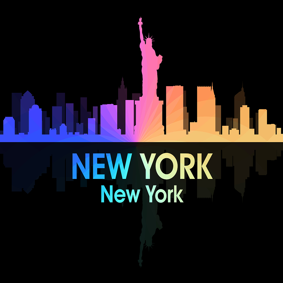 New York Ny 5 Squared Digital Art