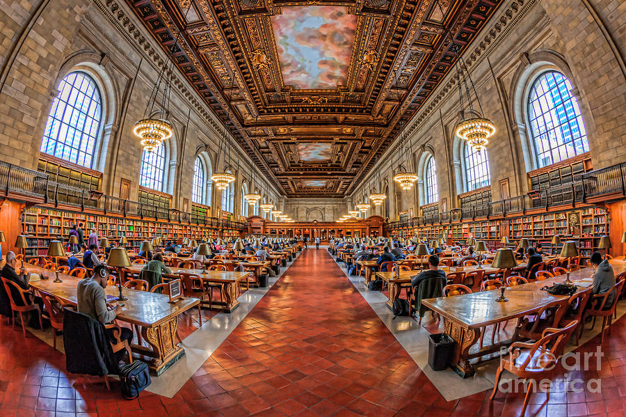 New York Public Library Main Reading Room I Photograph by Clarence Holmes