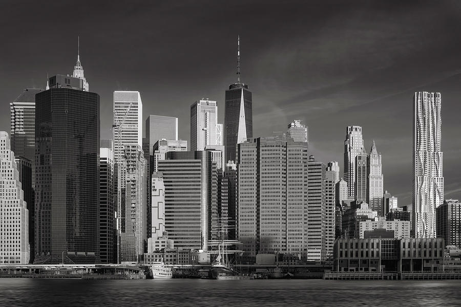 New York Skyline Infrared Photograph by Jerry Fornarotto