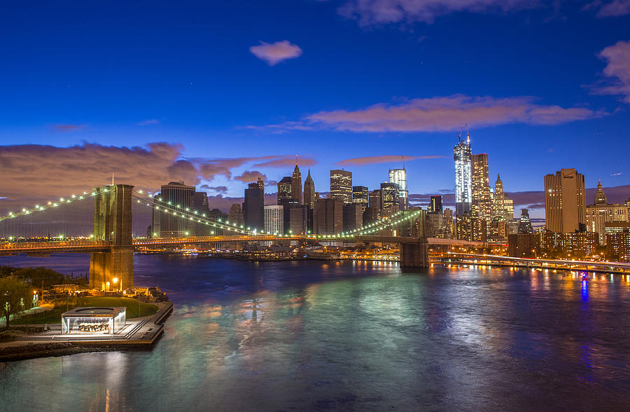 Architecture Photograph - New York  skyline by Kobby Dagan