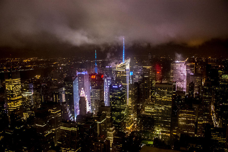 Empire State Building Photograph - New York Skyline by Martin Newman