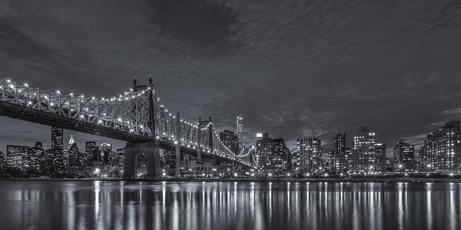New York Skyline - Queensboro Bridge - 3 Photograph by Christian Tuk