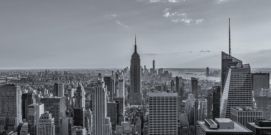 New York City Photograph - New York Skyline - View on Empire State Building by Christian Tuk