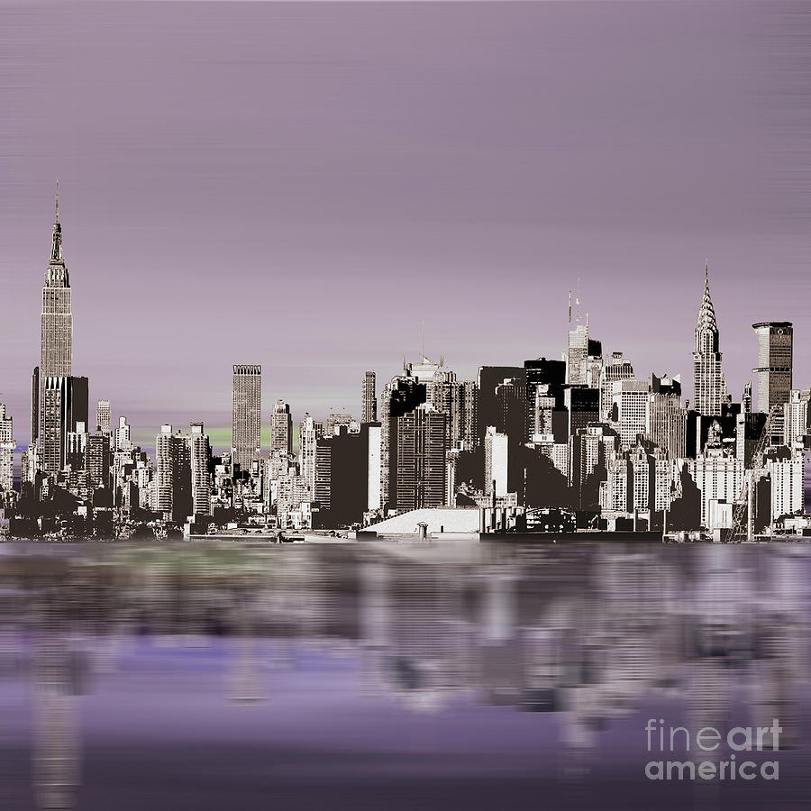 New York Skylines 88 Painting by Gull G