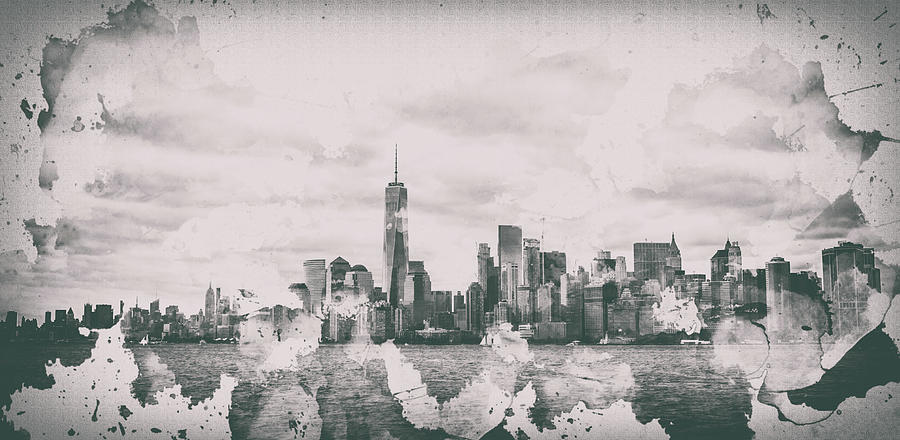 New York Splatter Photograph