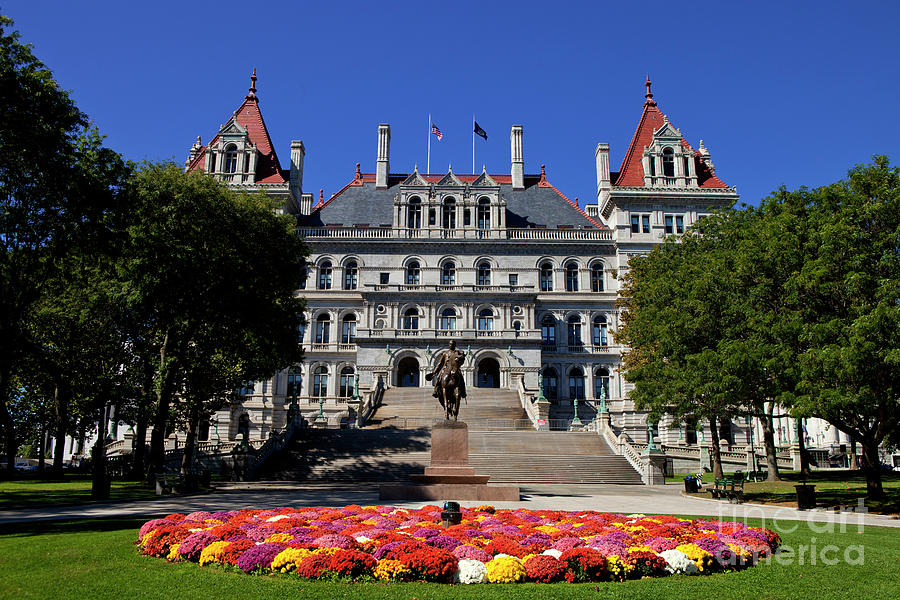 New York state capitol building Photograph by Anthony Totah