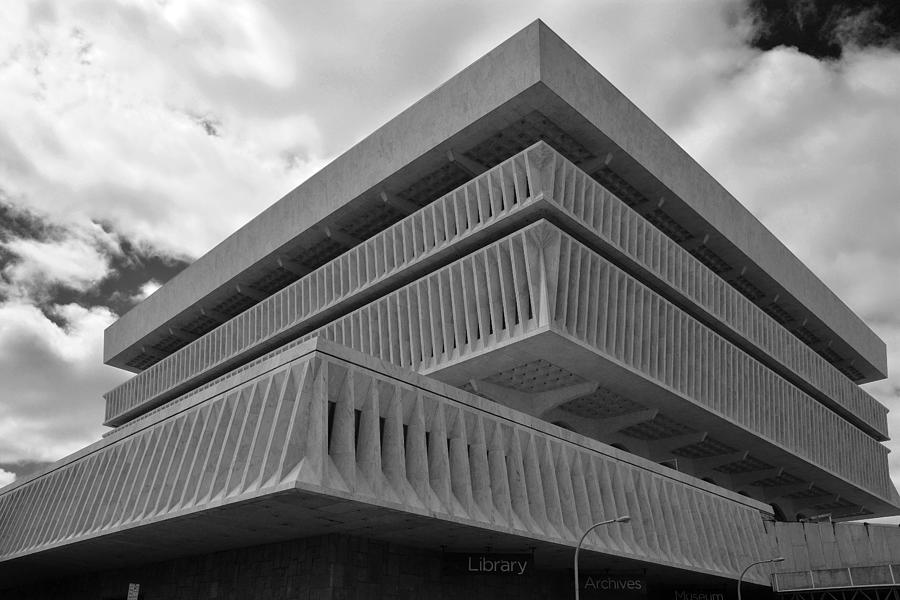 Architecture Photograph - New York State Museum Library and Archives     by John Schneider
