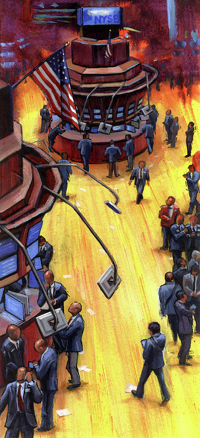 New York Stock Exchange by Lesley Spanos New York Stock Exchange by Lesley Spanos