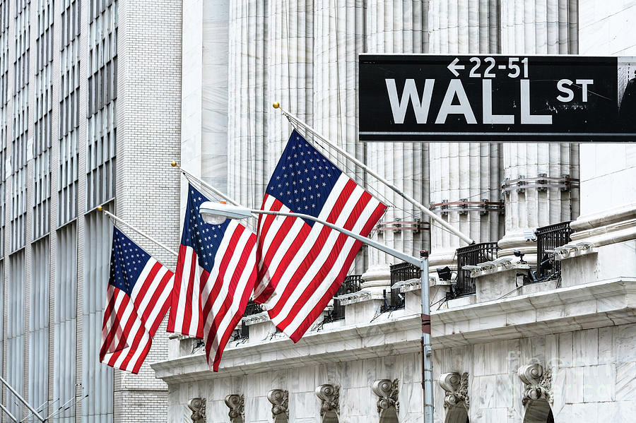 New York Stock Exchange, Wall street, New York, USA Photograph by Matteo Colombo