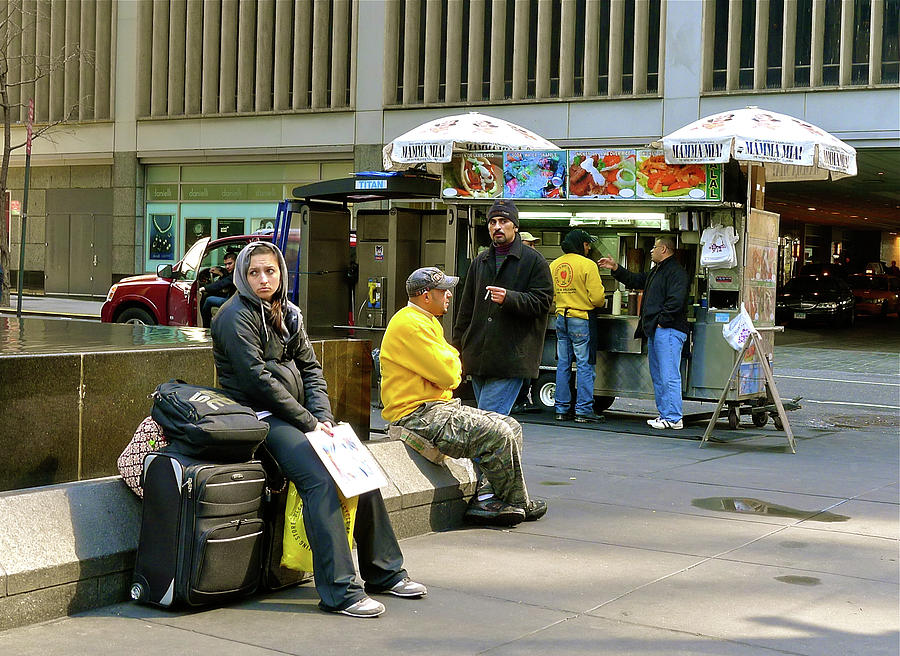 New York Street Scene Photograph by Frank Winters