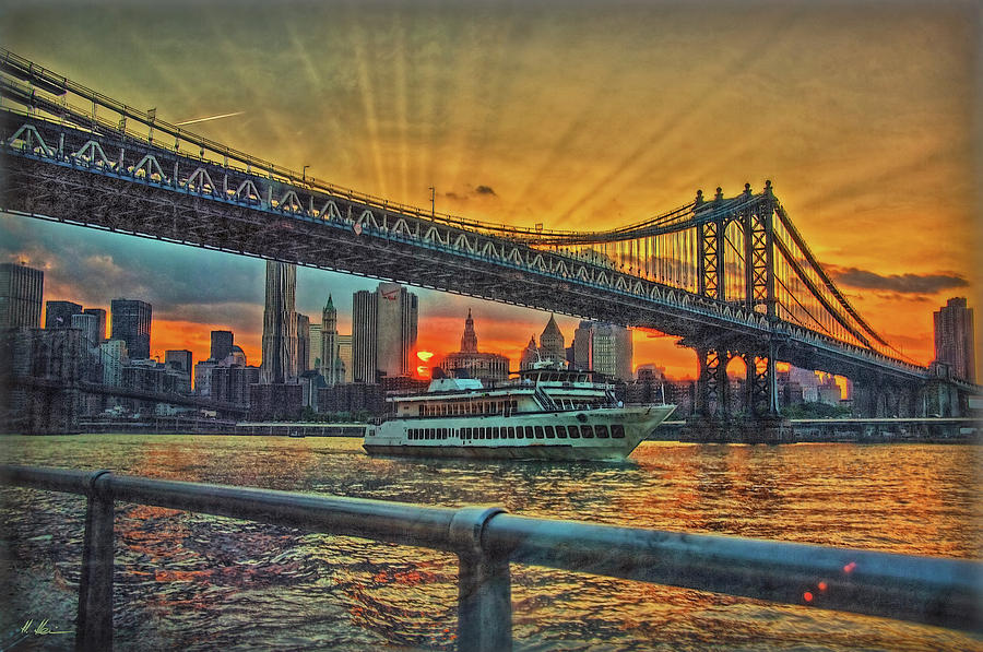 New York Sunset Cruise Photograph by Hanny Heim