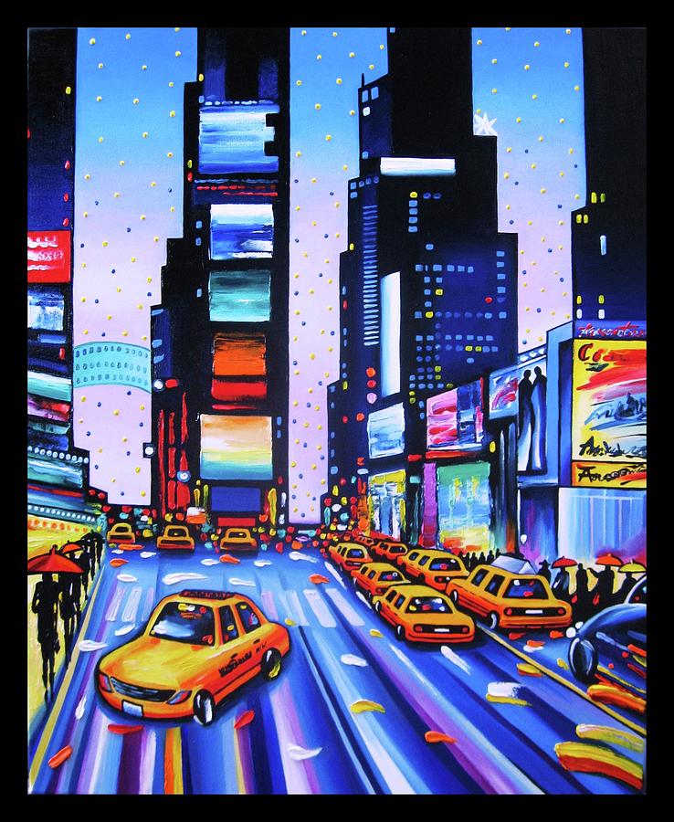 New-York Taxi Cabs Painting by Iveta Cullinan - Fine Art America