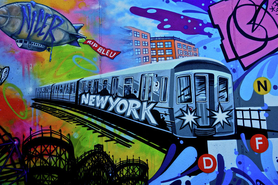 New York Train Photograph