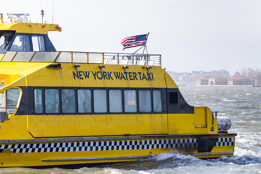 New York Water Taxi Photograph by SR Green