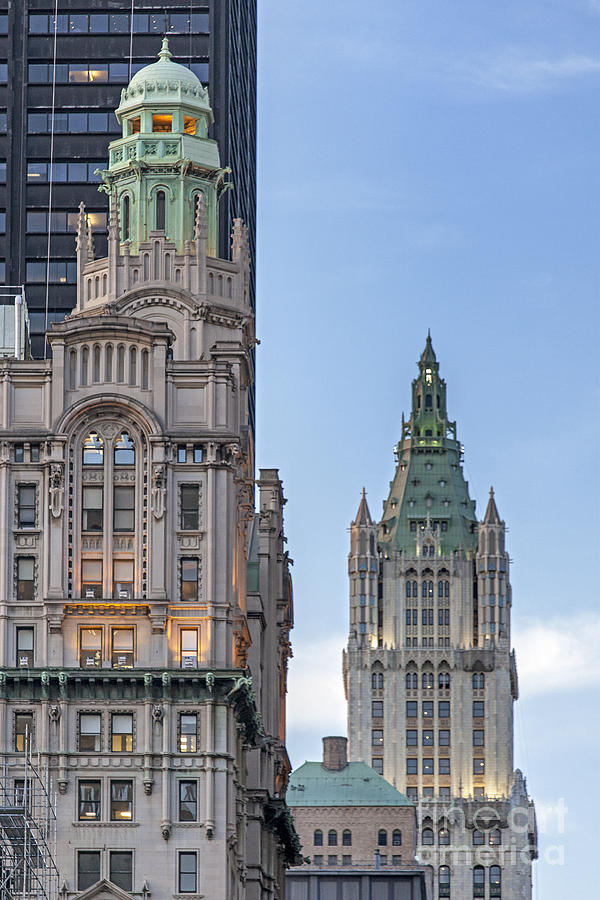 America Photograph - New York Woolworth Building by Juergen Held America Photograph - New York Woolworth Building by Juergen Held