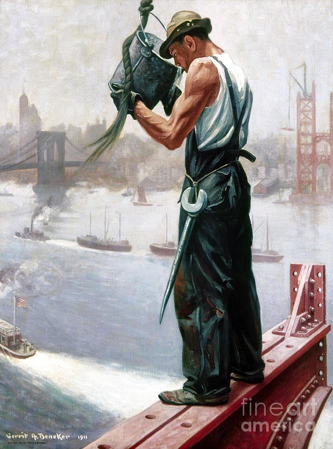 New York: Worker, 1911 Photograph by Granger