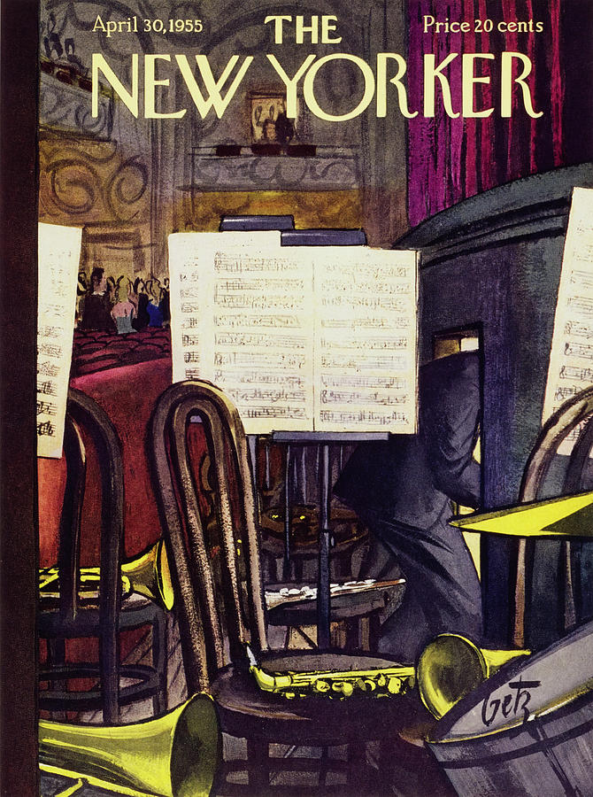 New Yorker April 30 1955 Painting by Arthur Getz