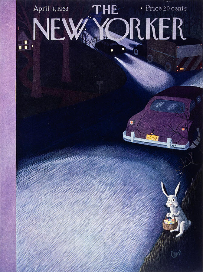 New Yorker April 4 1953 Painting by Charles E Martin