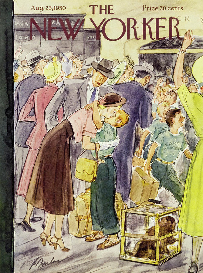 New Yorker August 26 1950 Painting by Perry Barlow