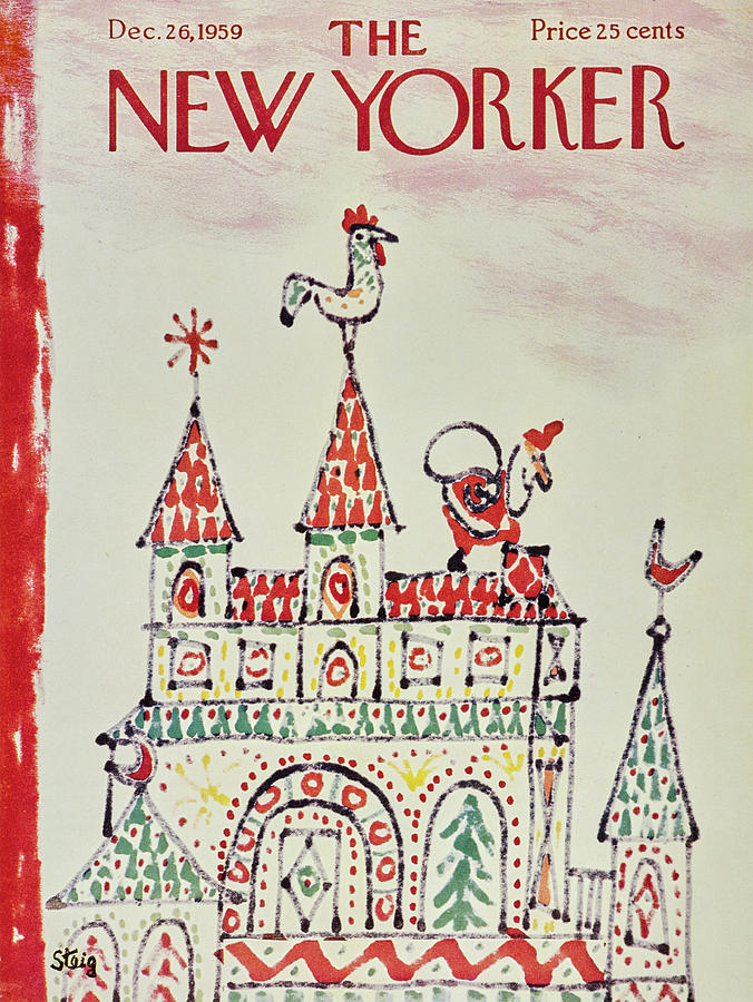New Yorker December 26 1959 Painting by William Steig
