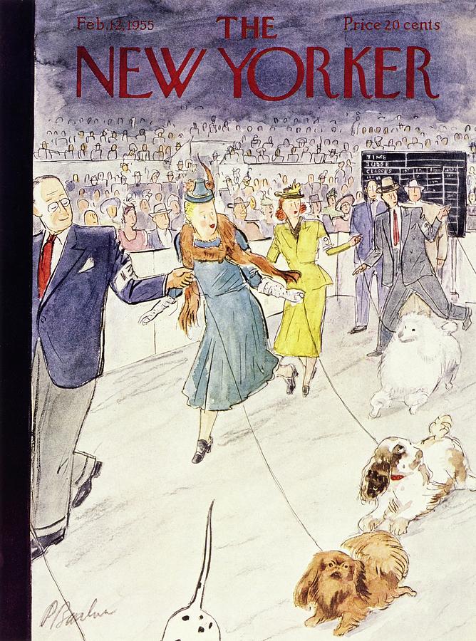 New Yorker February 12 1955 Painting by Perry Barlow