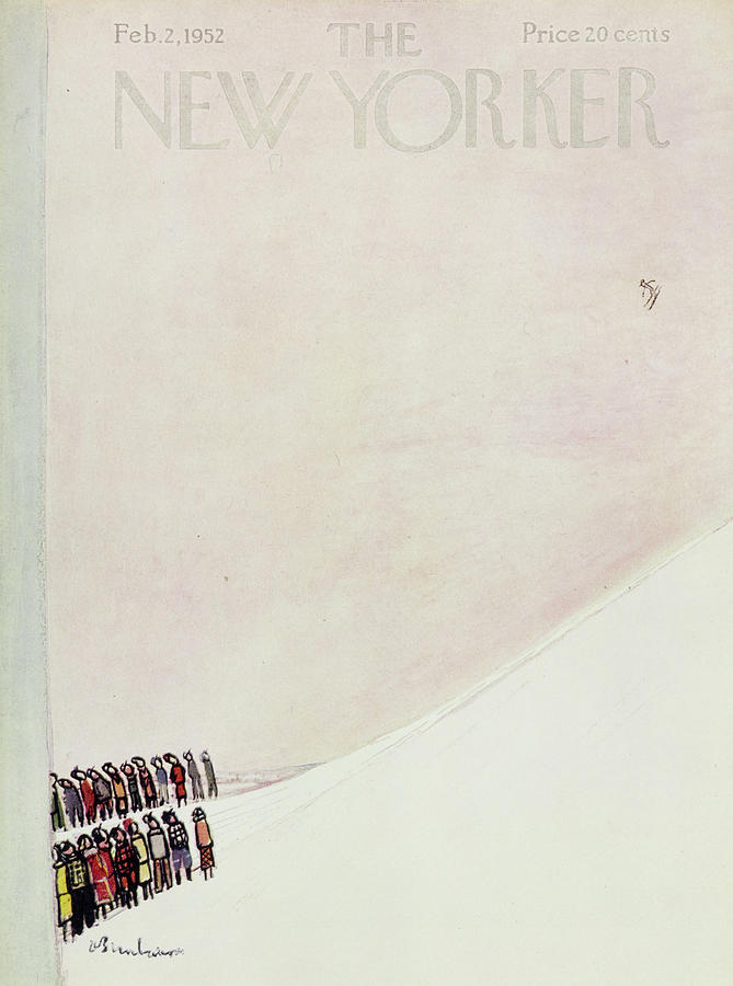 New Yorker February 2 1952 Painting by Abe Birnbaum