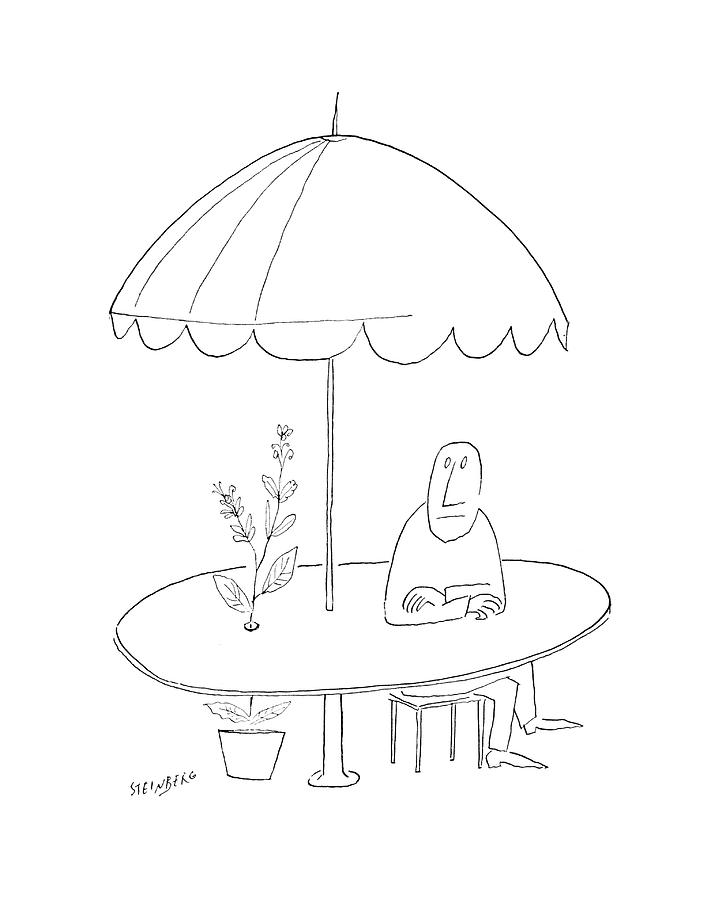 New Yorker July 18th, 1953 Drawing by Saul Steinberg