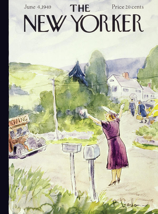 New Yorker June 4 1949 Painting by Perry Barlow