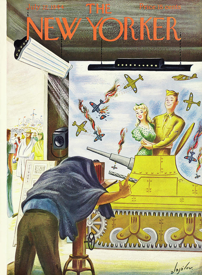 New Yorker July 22, 1944 Painting by Constantin Alajalov