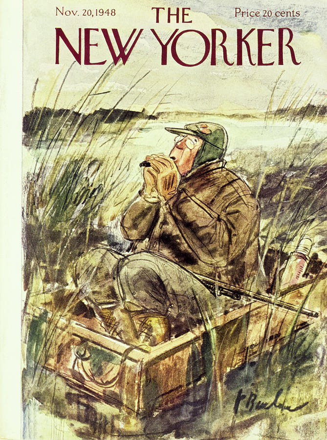 Transportation Painting - New Yorker November 20, 1948 by Perry Barlow