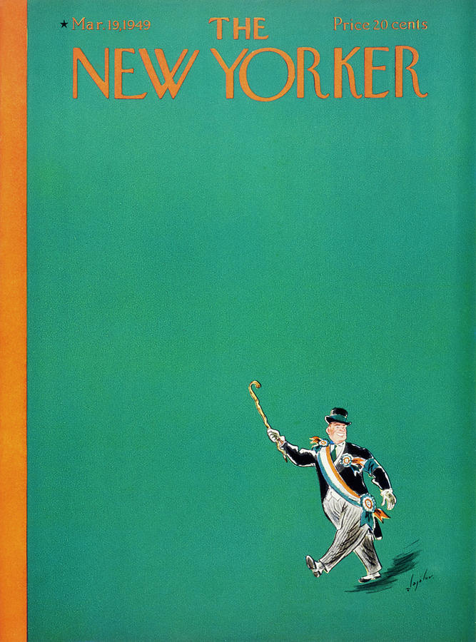 New Yorker March 19, 1949 Painting by Constantin Alajalov