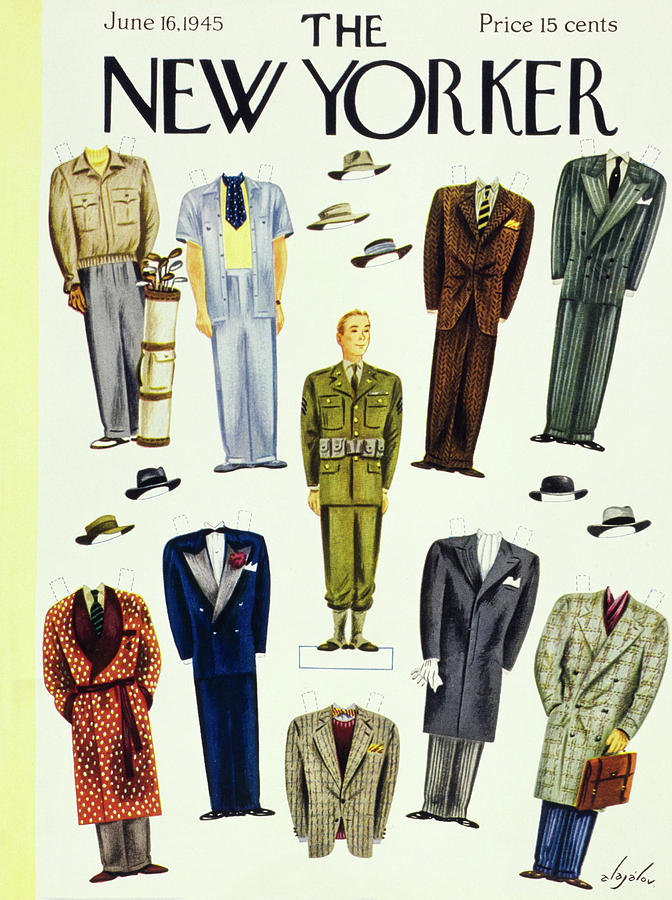 New Yorker June 16 1945 Painting by Constantin Alajalov