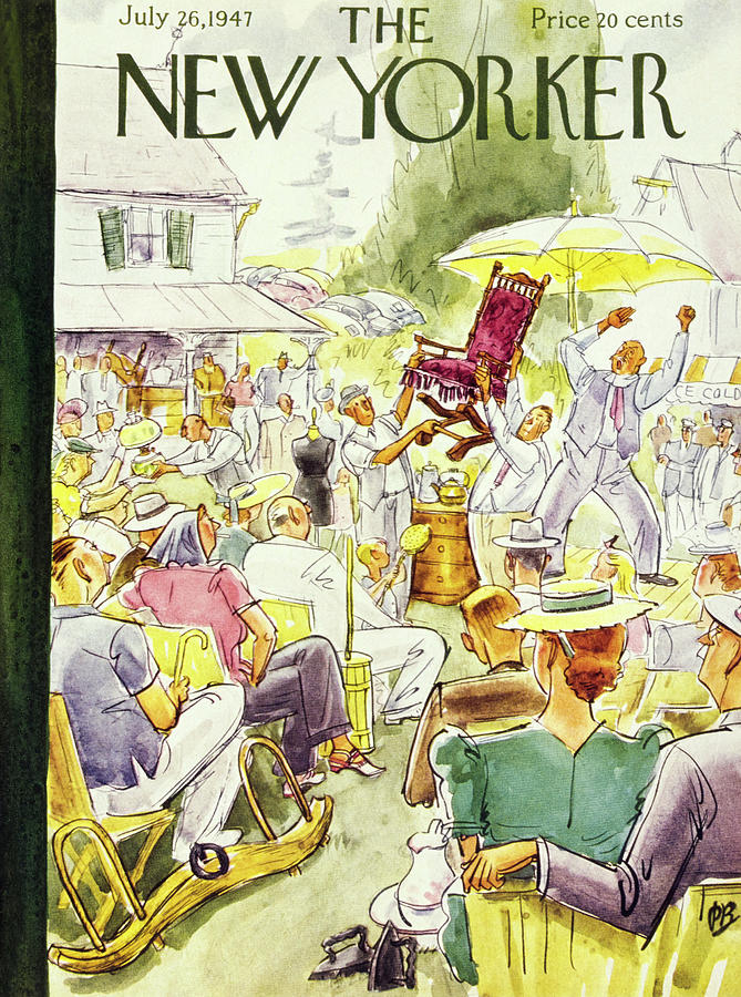 New Yorker July 26, 1947 Painting by Perry Barlow