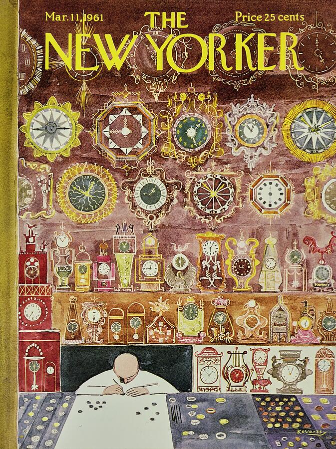 New Yorker March 11 1961 Painting by Anatol Kovarsky New Yorker March 11 1961 Painting by Anatol Kovarsky