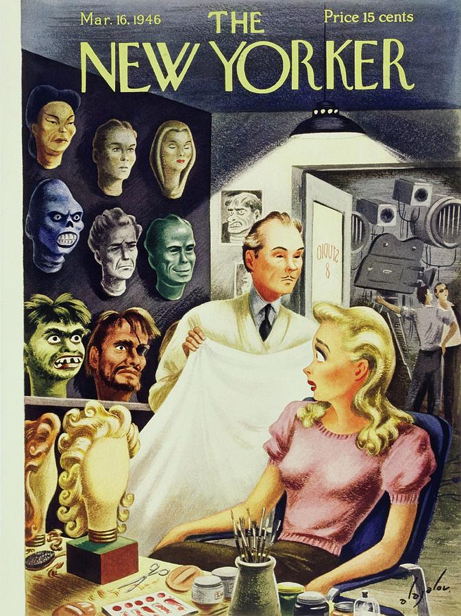 New Yorker March 16 1946 Painting by Constantin Alajalov