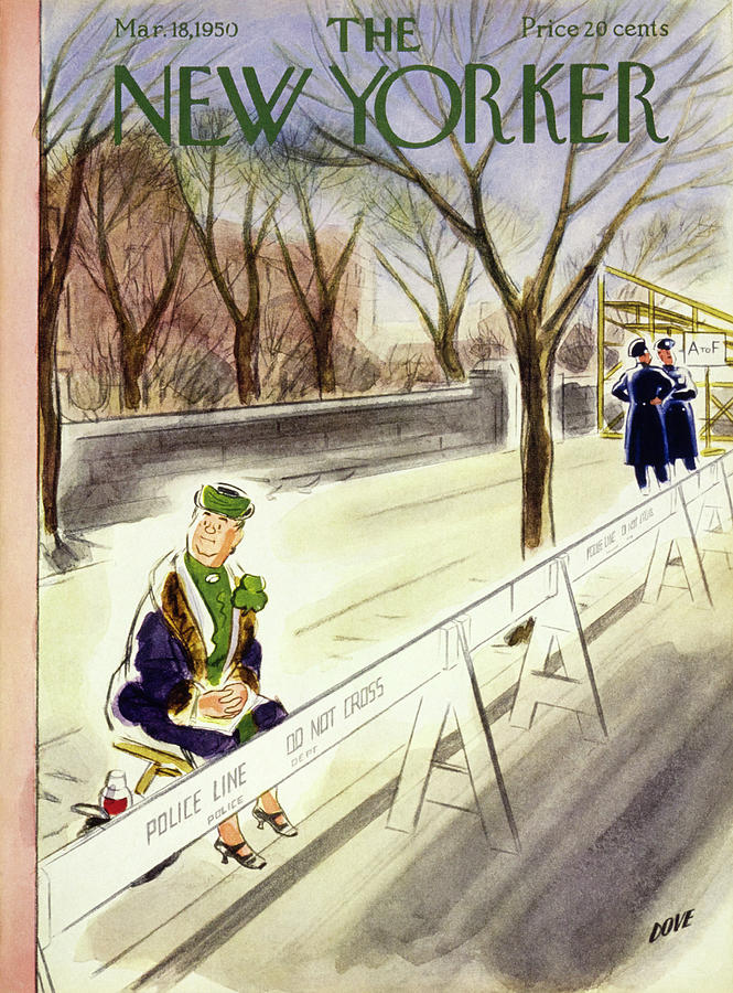 New Yorker March 18 1950 Painting by Leonard Dove