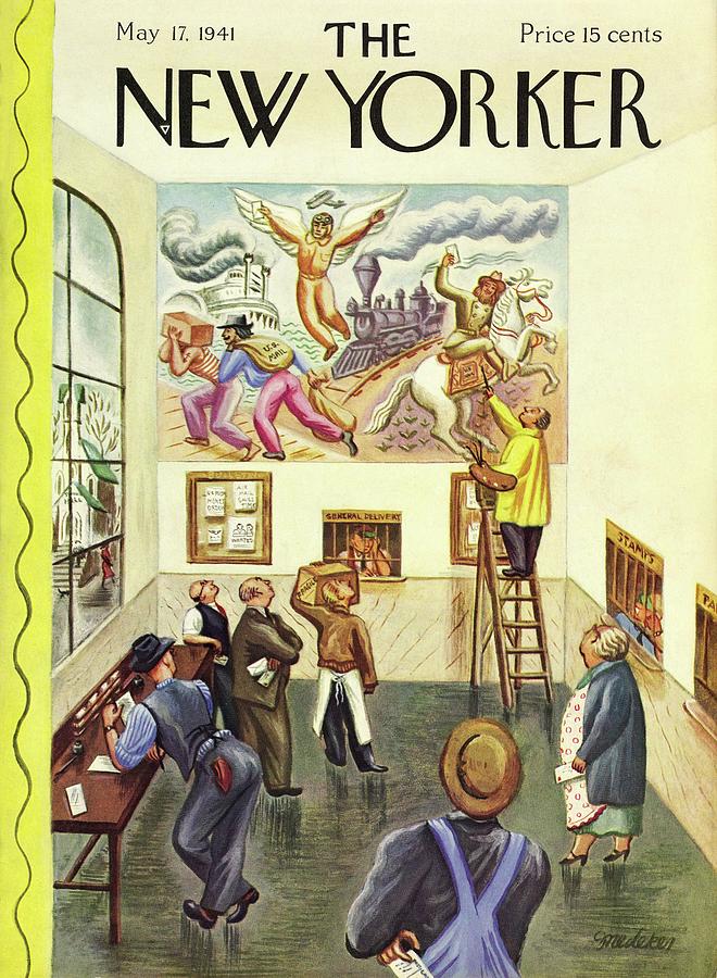 New Yorker May 17 1941 Painting by Virginia Snedeker